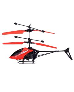 Mini Hélicoptère À Induction Pour Enfants - Rouge