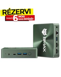 Mini PC de Bureau BMAX B6 Power i7 10è Gén 16Go 1To SSD - Vert