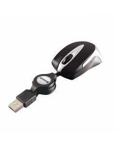 Mini Souris Filaire Optique VERBATIM 049020 USB - Noir