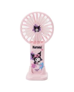 Mini Ventilateur Cartoon USB - 3 Vitesses - Support Téléphone