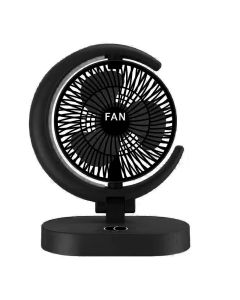 Mini Ventilateur de bureau Rechargeable SM-FAN - Noir