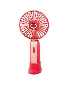 Mini Ventilateur Rechargeable rétroéclairé - Rose