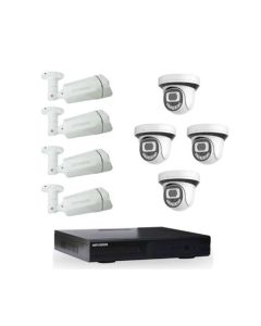 Kit de Surveillance MIPVISION XDVR 4 Caméras DOME Internes + 4 Caméras Externes  5MP