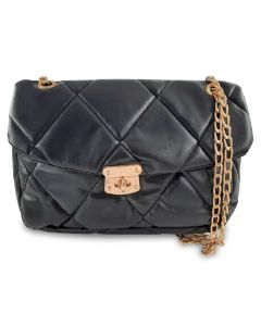 Sac Bandoulière MODALINE MIRELLA avec Chaine - Noir & Gold