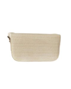 Sac Bandoulière MODALINE Croco Vernis - Beige