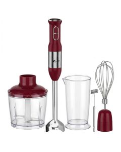 Mixeur 5EN1 PROVA PE-066 400W Bol 1L Doseur 900ml - Rouge