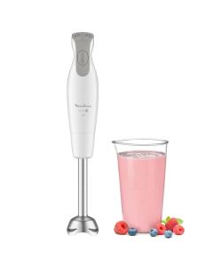 Mixeur Plongeant Moulinex 3en1 600W Pied Métal - Blanc