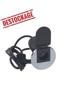 Module de Bureau Encastré LEGRAND 054057 2P+T USB - Métal