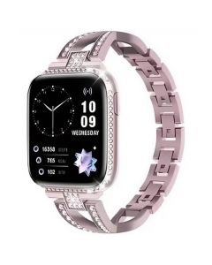 Montre Connectée + 2 Ceintures Haino Teko G13 Mini - Rose Gold