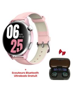 Montre Connectée Kieslect Lora 3 Cherry Rose AMOLED 5ATM 