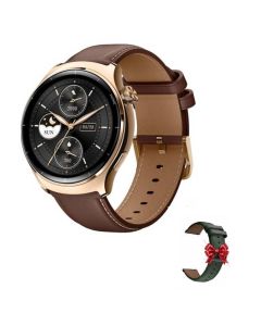 Montre intelligente MIBRO Lite 3 Pro Plus Leather Strap Marron - Rose Gold