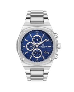 Montre Homme DANIEL KLEIN DK-1-13413-3 - Silver&Bleu