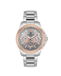 Montre Homme DANIEL KLEIN DK-1-13672-4 - Silver&Rose Gold