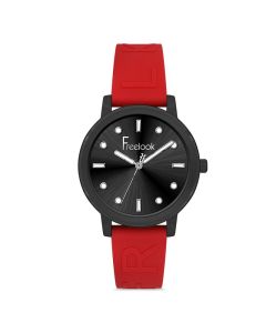 Montre Pour Femme FREE LOOK FL-1-10158-4 - Rouge & Noir
