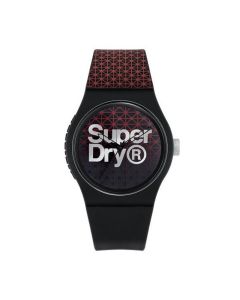 Montre Femme SUPERDRY - Noir & Rouge (SYG-268R)