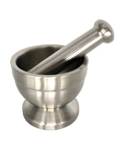 Mortier Avec Pilon FLORIA ZLN2645 10cm - Argent