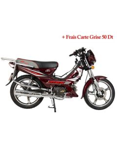 Moto à Essence FORZA XTF 125cc Monocylindre - Rouge Bordeaux