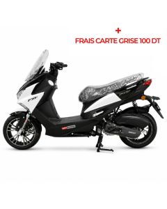 Moto Scooter Tiger 125 cm³ UNISCOOT - Boîte 4 Vitesses et Alarme