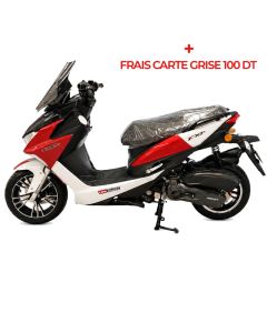 Scooter UNISCOOT 125CC FX2 Plus Rouge - Moteur Jinlang CVT