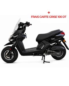 Scooter UNISCOOT 125CC TMAX Plus Noir Brillant - Style & Maniabilité