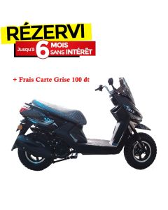 Moto UNISCOOT TMAX 125CC - Noir Brillant