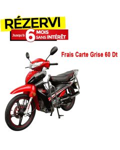 Moto ZIMOTA Partner 109cc - Rouge