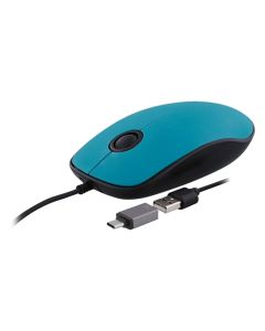 Souris Filaire TNB SUNSET USB-A Et USB-C - Bleu