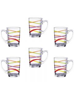 Lot De 3 Tasses Luminarc Rouges - Occasion, Bon état, Tasses à Café