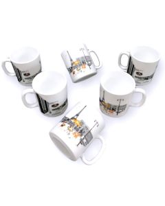 Lot De 6 Tasses Mug LUMINARC Essence Blanc Aimee - 32 CL 