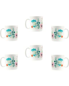 Lot De 6 Tasses Mug LUMINARC Essence Rose Pompon - 32 CL 