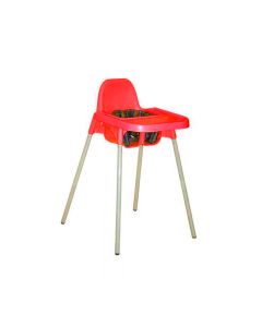 Chaise Haute PRIMA SLIM - Rouge