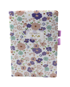 Note Book Brochée Flowers Couverture Couché A5 