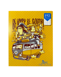 Cahier Super ABC 192 Pages 60GR Avec couverture Vernis Lavable