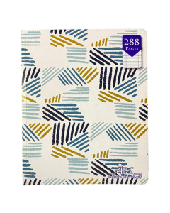 Cahier Piqure ABC Super 288 Pages 17X22cm Avec couverture Vernis Lavable