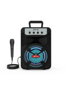 Haut-Parleur ZQS Bluetooth 8W avec Micro Noir