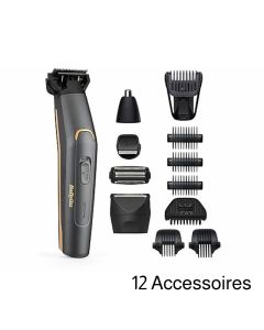 Tondeuse Multi-usages 12En1 BABYLISS Graphite Precision - MT987E