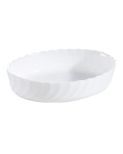 Plat Ovale LUMINARC 22x16 cm Smart cuisine Trianon - Blanc