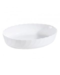 Plat Ovale LUMINARC 32x24 cm Smart cuisine Trianon - Blanc
