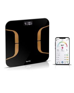 Pèse Personne Connecté APRILLA ABS-1080 180Kg - Noir