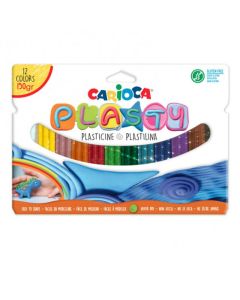 Pâte À Modeler CARIOCA Plasty 150gr - 12 Bâtons