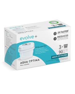 Pack 3 Filtres Aqua Optima Evolve+ – Compatible BRITA – 90 Jours