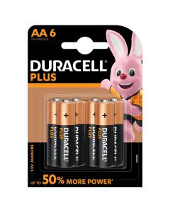 Pack 6 Piles DURACELL Simply AA/LR6 1.5V - Fiabilité