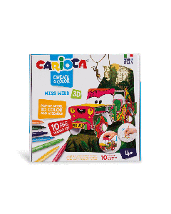 Pack CARIOCA Create & Color Miss Wild 3D