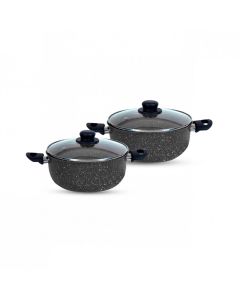 Set De 2 Faitouts COOK'ART 18cm&22cm - Noir