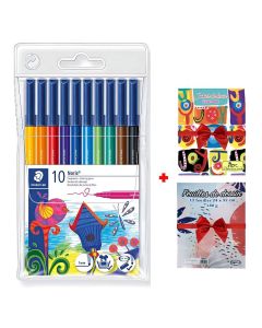 Pack de 10 Feutres de Coloriage STAEDTLER 326 WP10