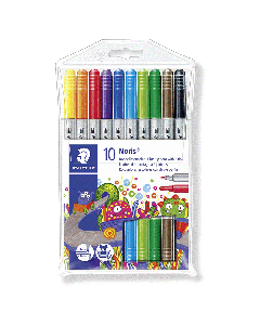 Pack de 10 feutres de coloriage STAEDTLER à double extrémité 320