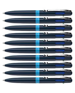 Pack de 10 Stylos à Bille SCHNEIDER Pen Take 4 - Bleu