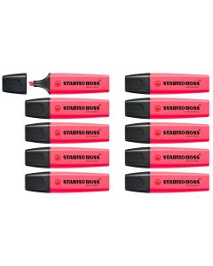 Pack de 10 Surligneurs STABILO BOSS Original - Rose