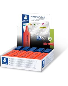 Pack de 10 Surligneurs Staedlter Textsurfer classic 364R - Rouge