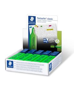 Pack 10 Surligneurs STAEDTLER Textsurfer Classic - Vert